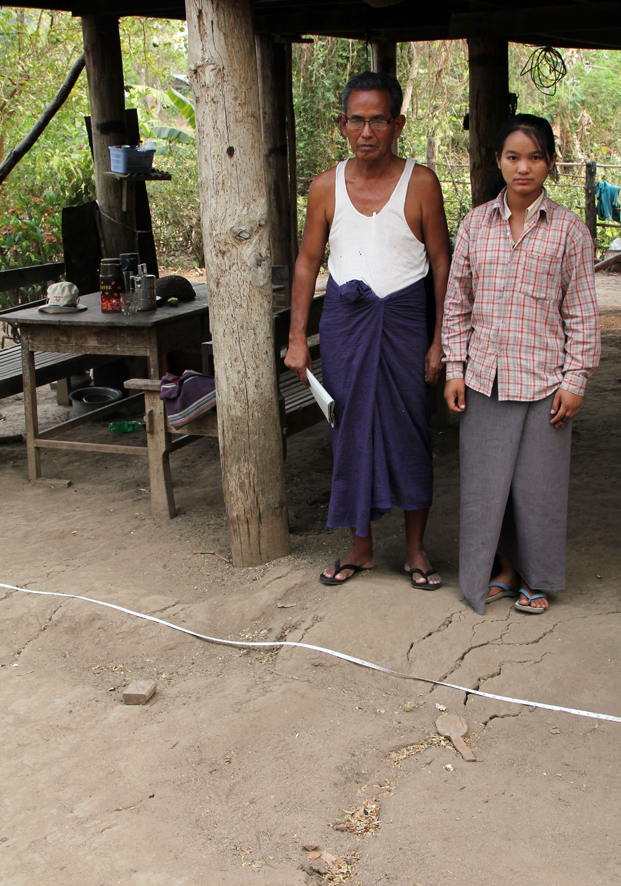 “We live on the Sagaing Fault in Thabeikkyin. Half of our house is attached to SE Asia and the other half is attached to India. During the earthquake the western half shifted over half a metre to the north."