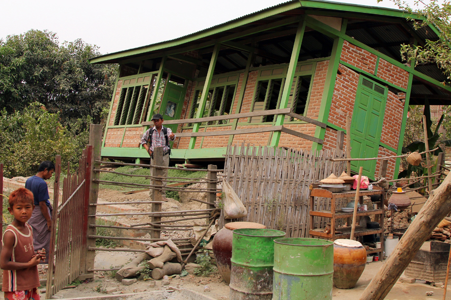 “I live in Male too. This house was on wooden stilts on a concrete base, but it was flung to the ground during the earthquake.”